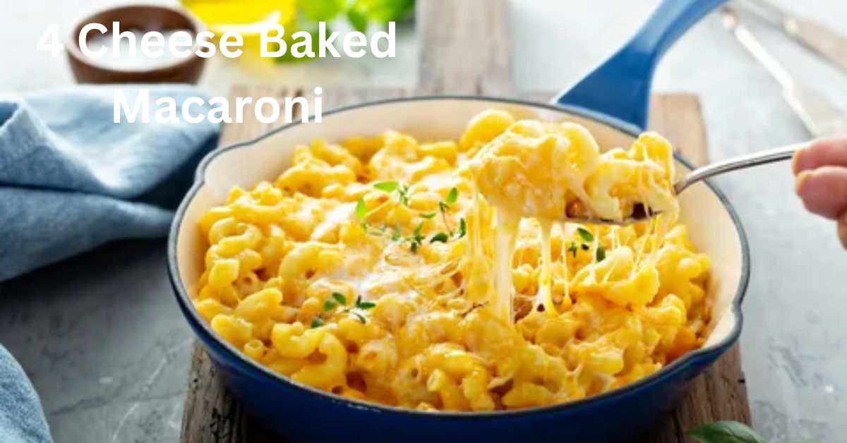 4 Cheese Baked Macaroni A Creamy and Cheesy Delight