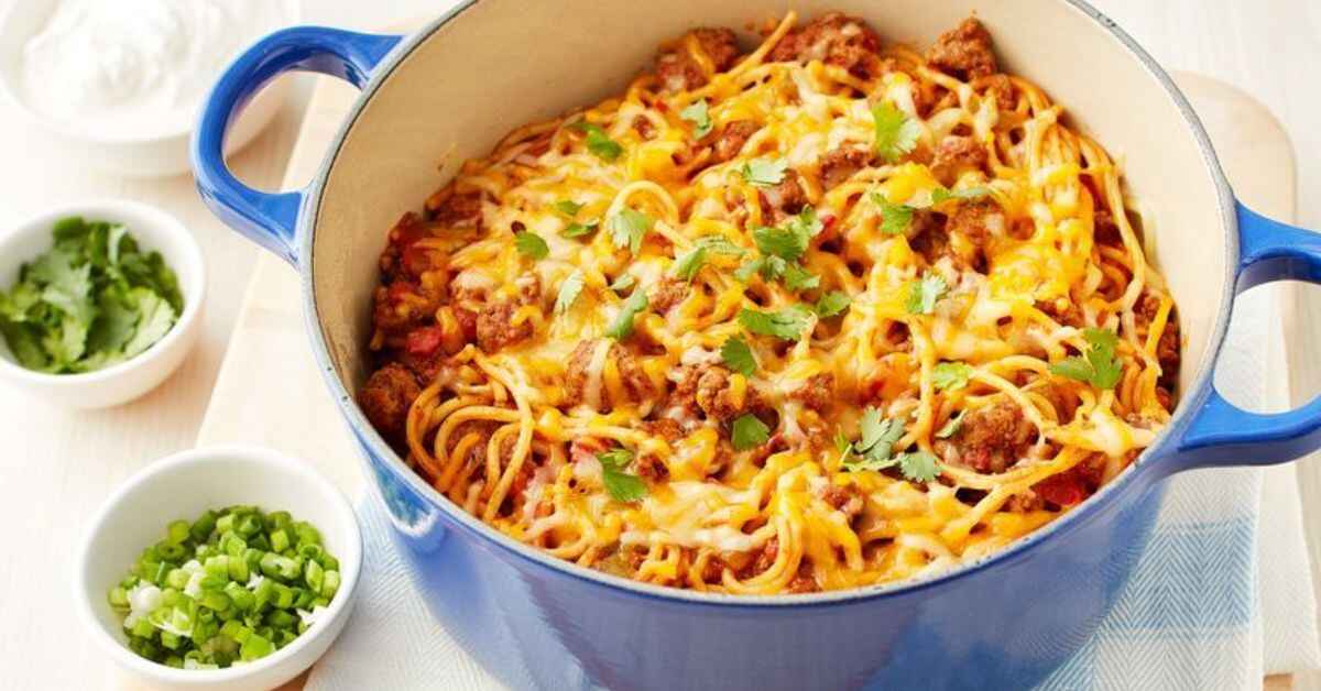 One Pot Taco Spaghetti A Flavorful and Easy Dinner Recipe