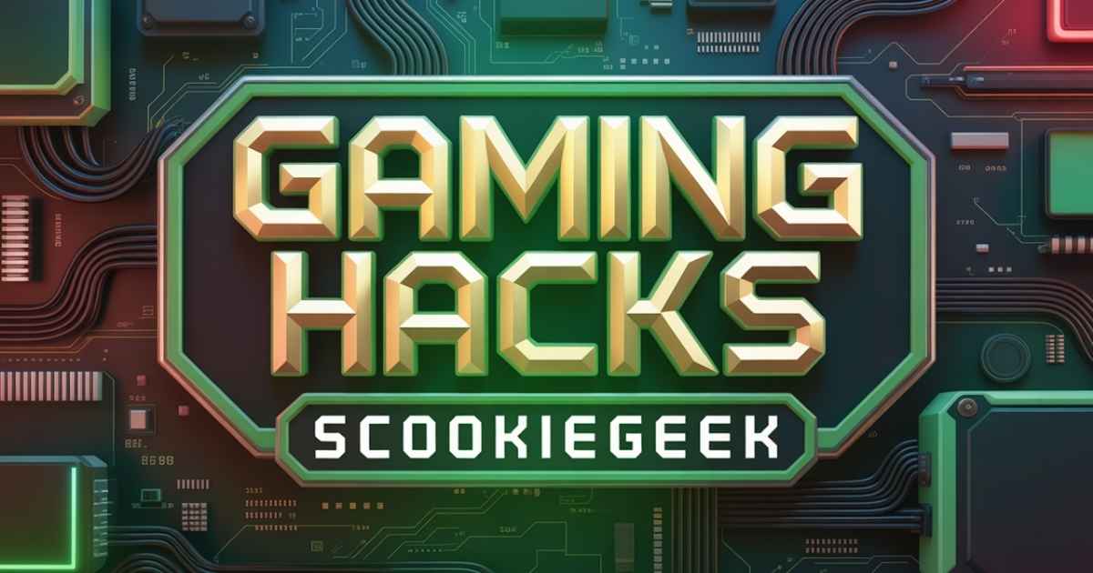 Gaming Hacks ScookieGeek – Level Up Your Gameplay Like a Pro